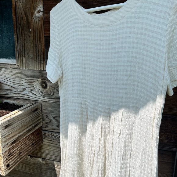 Beautiful handmade gingham print midi dress - Picture 2 of 4